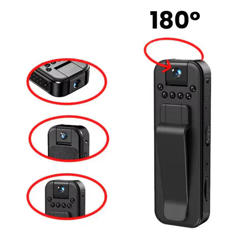 Cámara corporal inalámbrica 1080p vlog